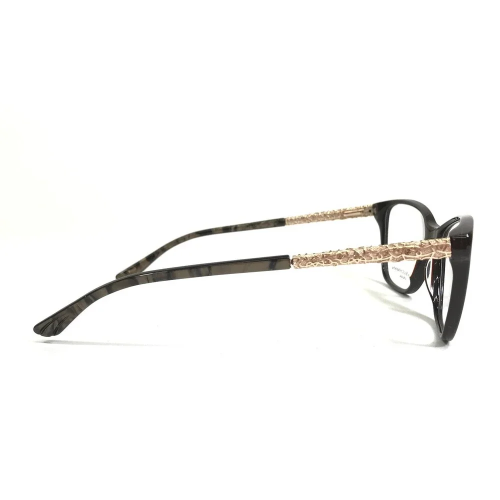 Dana Buchman Eyeglasses Frames Fauve BR Brown Gold Cat Eye 51-16-135